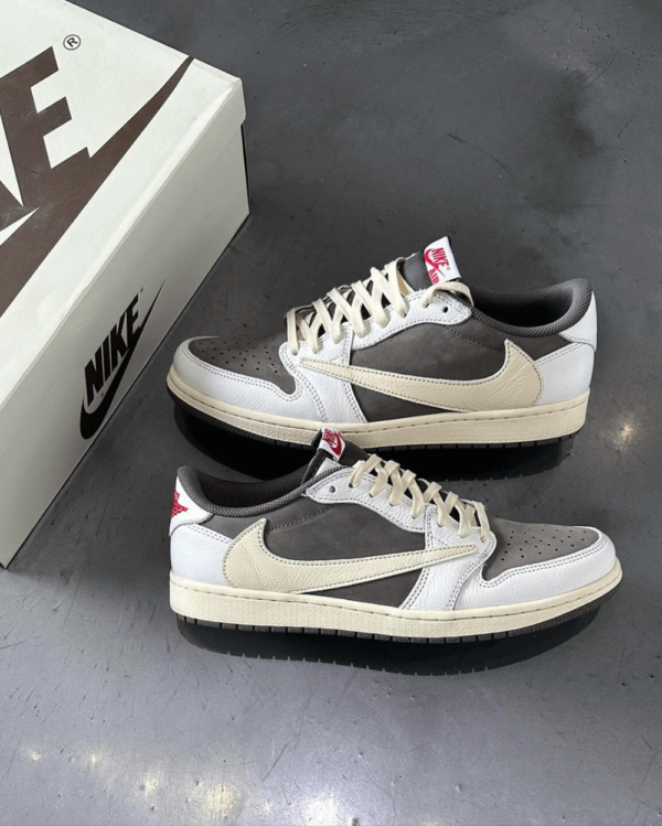 Air Jordan 1 Low Travis Scott Reverse Mocha 1st Copy Shoes