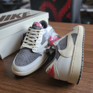 Air Jordan 1 Low Travis Scott Reverse Mocha 1st Copy Shoes