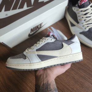 Air Jordan 1 Low Travis Scott Reverse Mocha 1st Copy Shoes