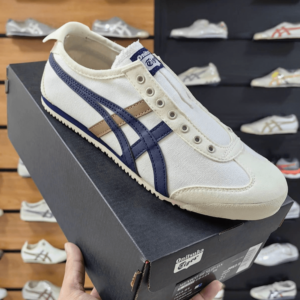 Onitsuka Tiger Slip On Blue Beige 1st Copy Shoe