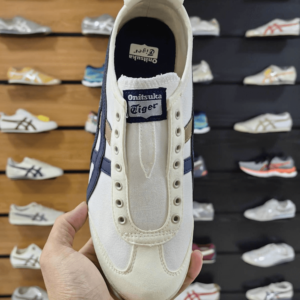 Onitsuka Tiger Slip On Blue Beige 1st Copy Shoe